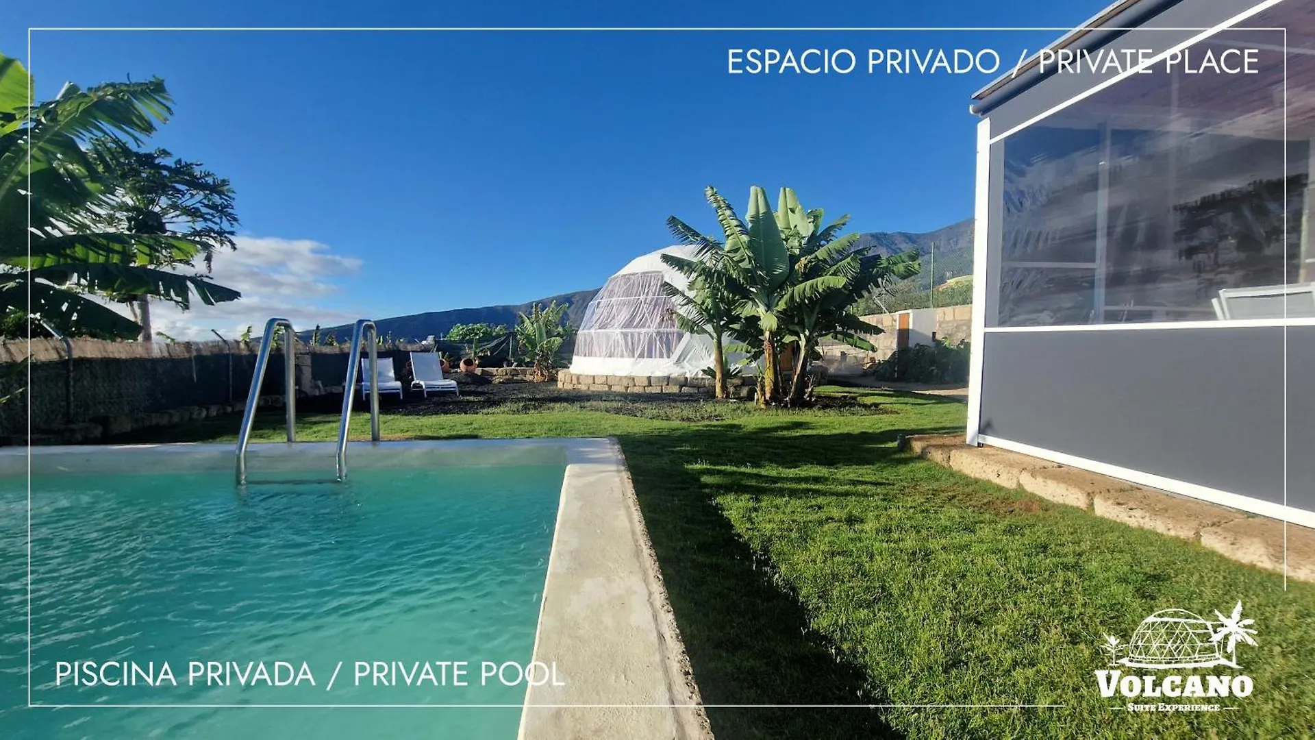 Domo Volcano Suite Experience Piscina Climatizada Arafo Campsite