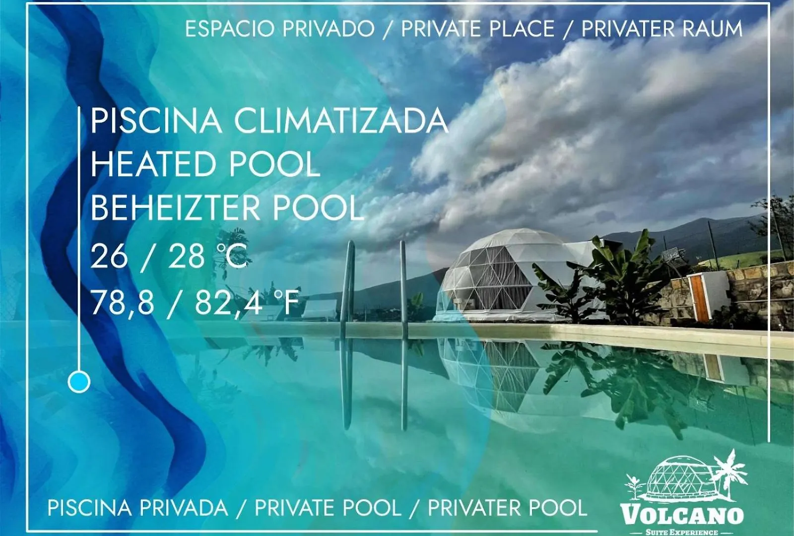 Campsite Domo Volcano Suite Experience Piscina Climatizada Arafo